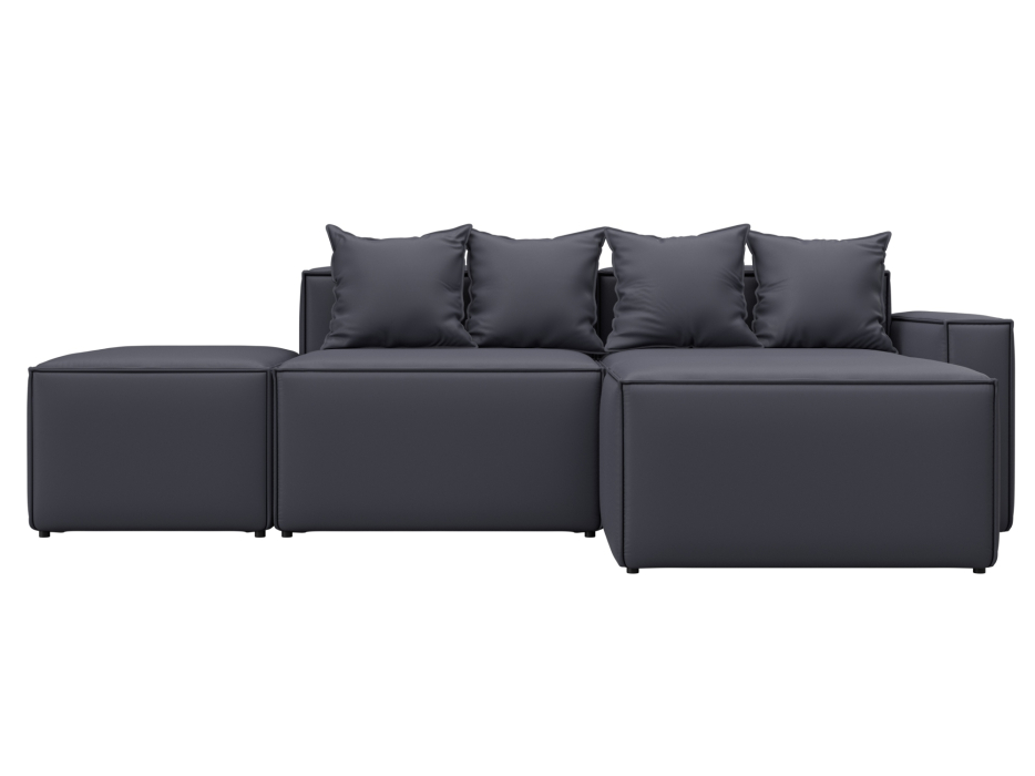 Диваны угловые в гостиную, Диван угловой модульный Лига-063 угол правый, экокожа GRIFON