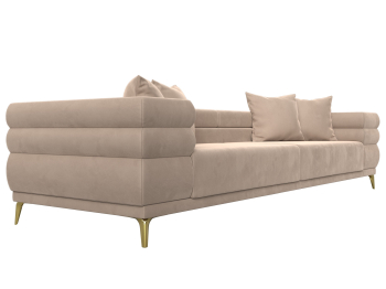 Прямой диван Лига-021, велюр