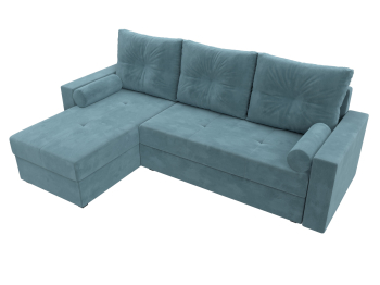 Диван угловой Верона Лайт левый угол, велюр