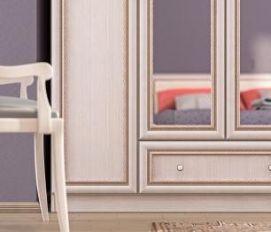 Шкаф 4-х дверный Грация СБ-2198