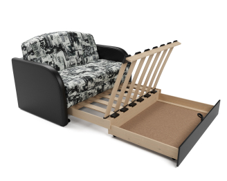 Диван прямой выкатной Малютка (Велюр)