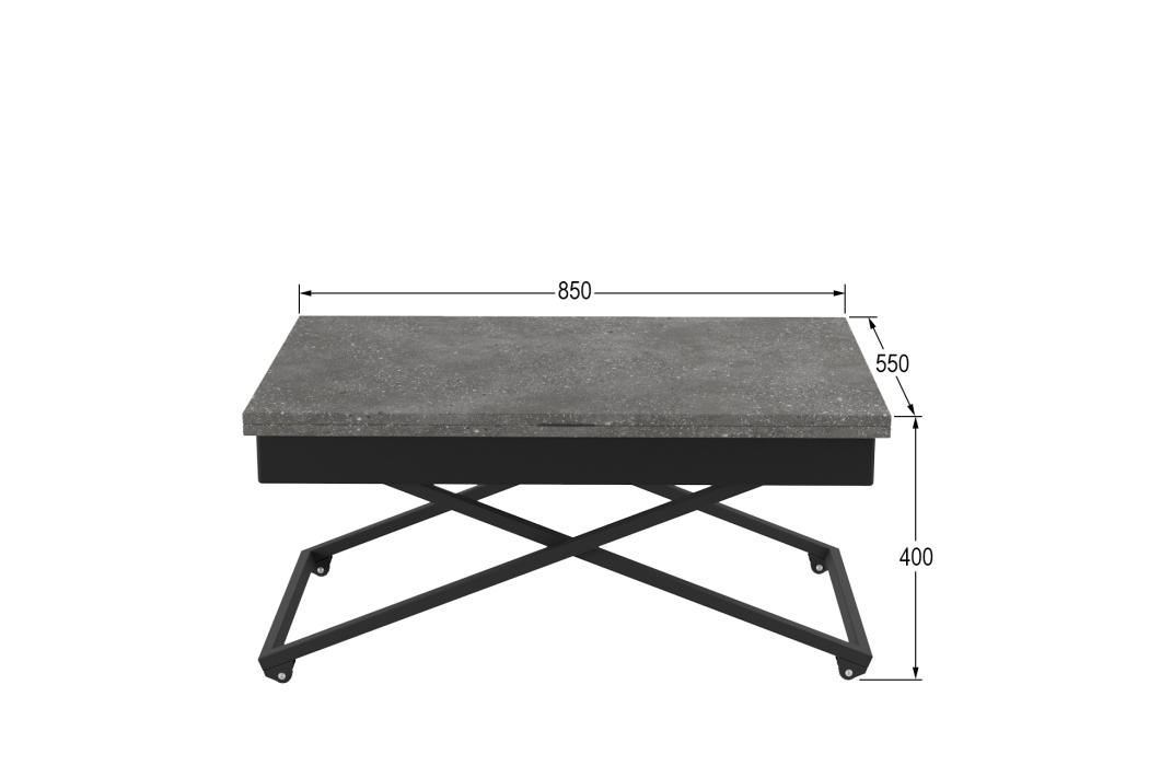 Столы-трансформеры, Стол универсальный трансформируемый АНДРЭ Loft