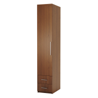 Шкафы распашные, Шкаф для одежды с ящиками Мелодия МШЯ-11 50х60