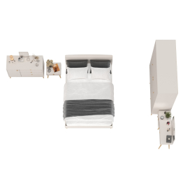 Спальный гарнитур Афина Сп-31 с кроватью на 1400 двуспальной