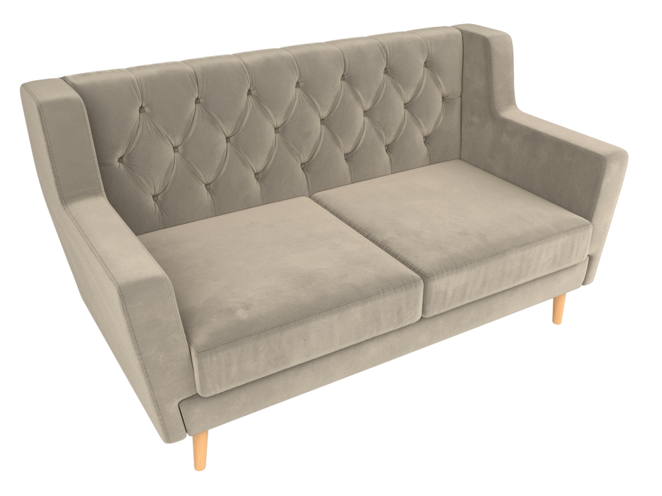 Диваны прямые кухонные, Прямой диван Брайтон 2 Люкс, микровельвет