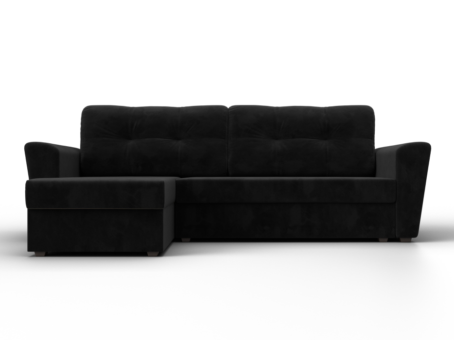 Диваны угловые в гостиную, Угловой диван Амстердам Лайт левый угол, велюр