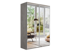 Шкафы-купе 2-х дверные, Шкаф Прайм дуо Зеркало+зеркало 2300 х 1200 х 570