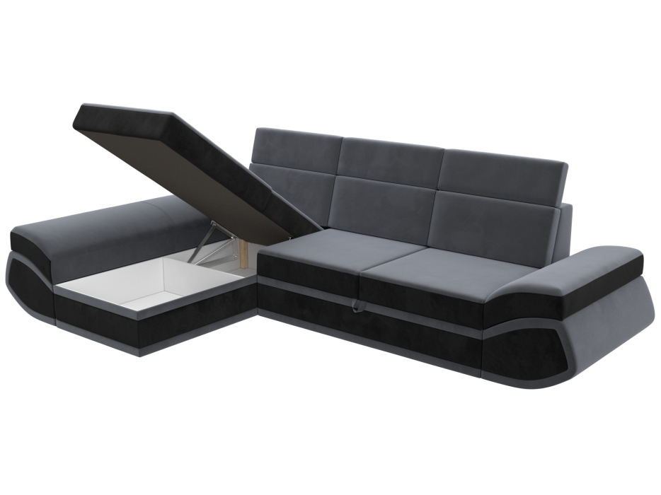 Диваны угловые в гостиную, Диван угловой Лига-032 левый угол, велюр