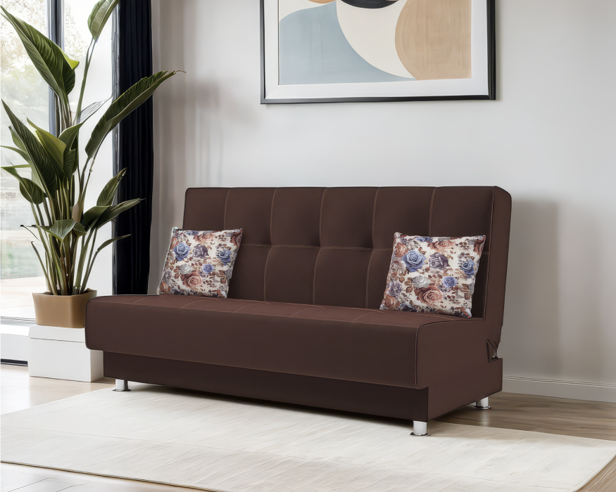 Диваны кровати со спальным местом, Диван прямой книжка Мария (Люкс)