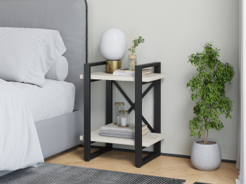 Тумба прикроватная Айсберг Лофт 40 черный