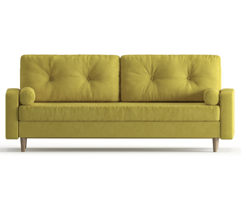 Диваны с ящиком для белья, Диван-кровать Belfast, независимый пружинный блок, велюр