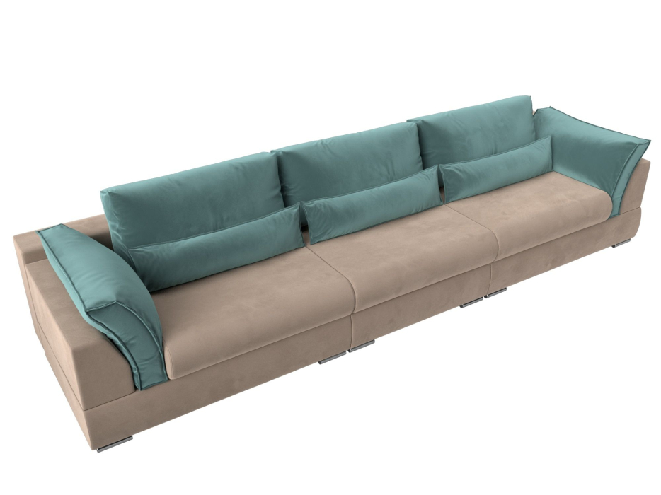 Диваны прямые кухонные, Прямой диван Пекин Long, велюр