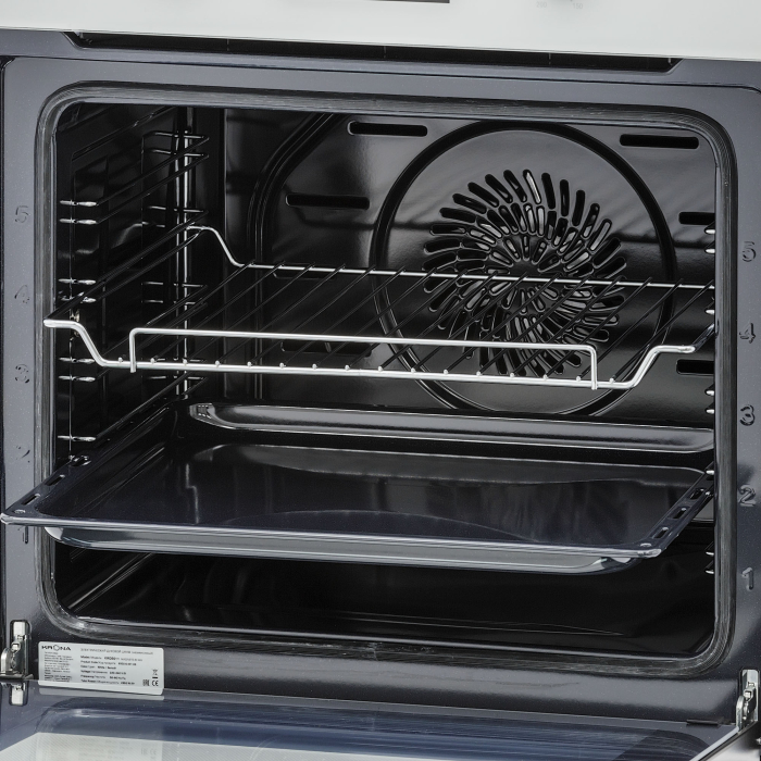 Духовые шкафы, Электрический духовой шкаф KRONA MAGNETE 60 WH (независимый)