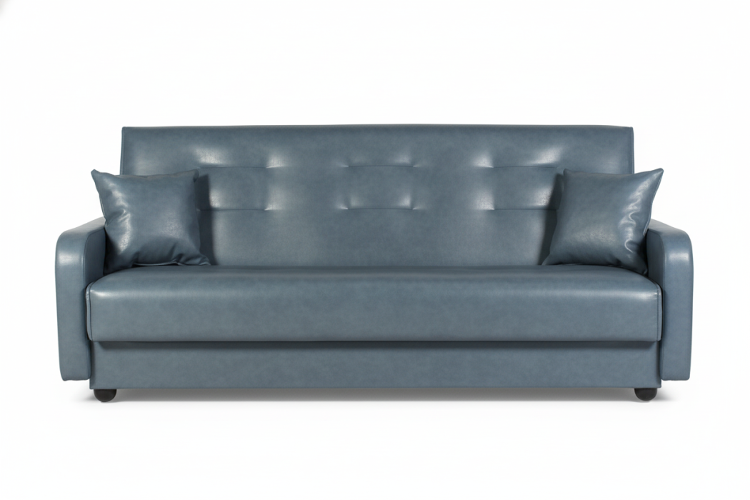 Диваны прямые, Диван-кровать  книжка Аккорд, 140 экокожа 