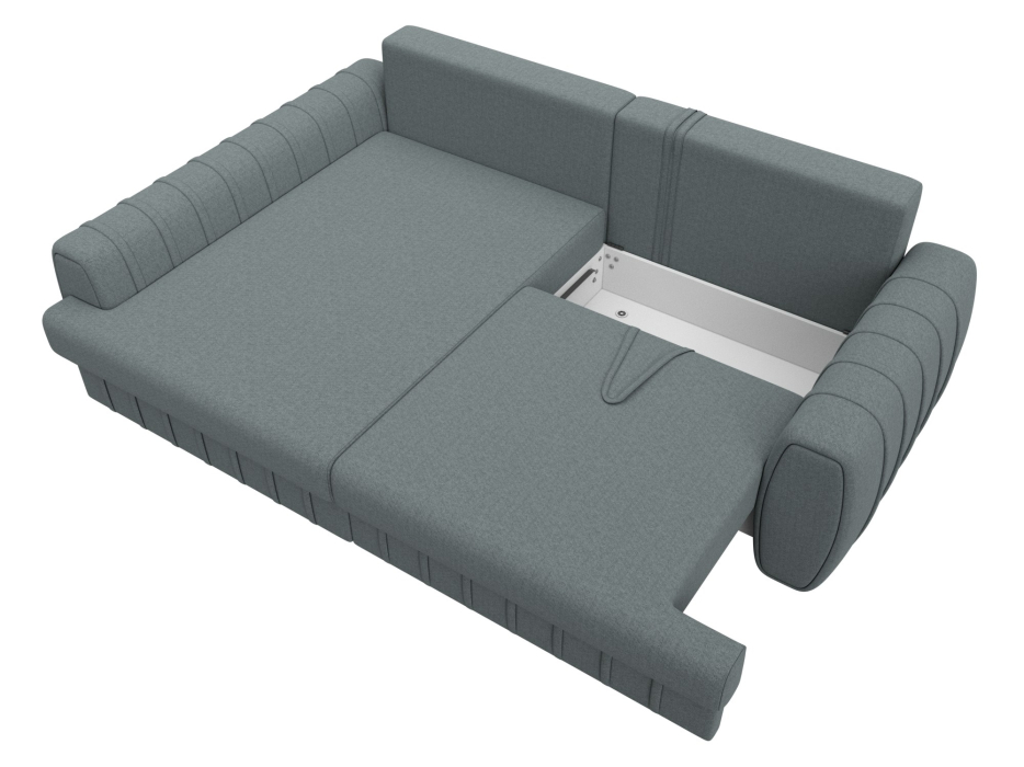 Диваны угловые в гостиную, Диван угловой Лига-057 НПБ угол левый, рогожка Амур