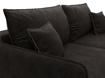 Диван прямой Лига-064 НПБ, велюр BRUT