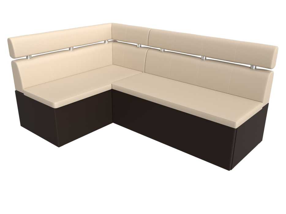 Диваны угловые кухонные, Кухонный угловой диван Классик левый угол, экокожа