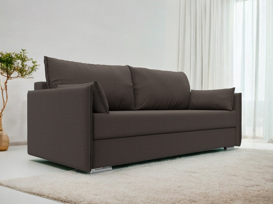 Диваны еврокнижки, Диван прямой Сайгон, рогожка Амур