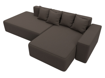 Диван угловой Лига-079 угол правый, рогожка Амур