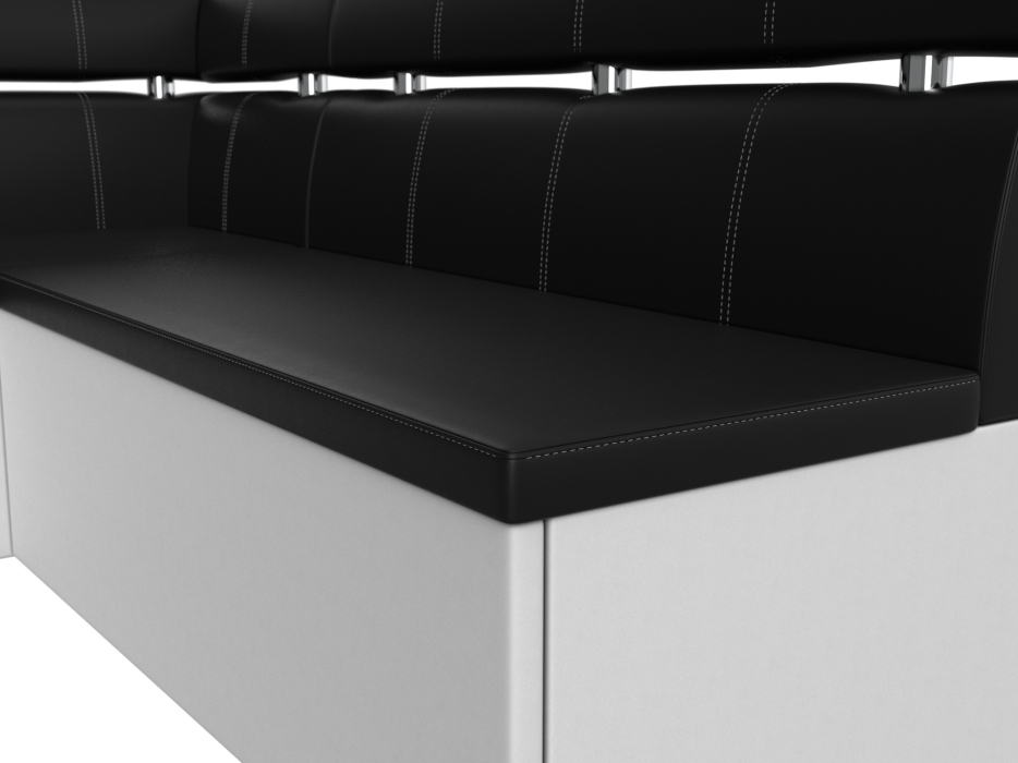 Диваны угловые кухонные, Кухонный угловой диван Классик левый угол, экокожа