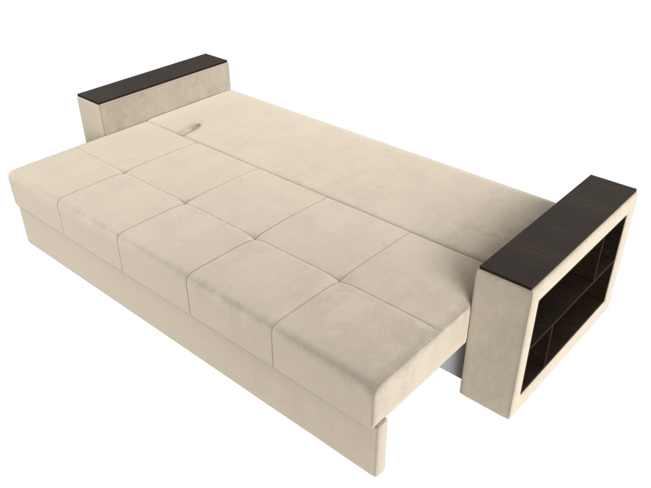 Диваны кровати со спальным местом, Диван прямой Дубай Лайт, микровельвет