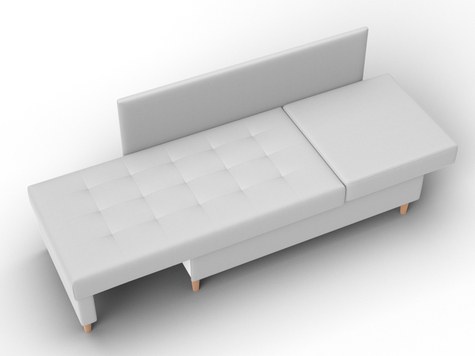 Маленькие спальные диваны, Кушетка Лига-098, экокожа 