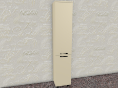 Шкафы одностворчатые, Модульная система Грейс Шкаф ШК-5076  Серый Кашемир