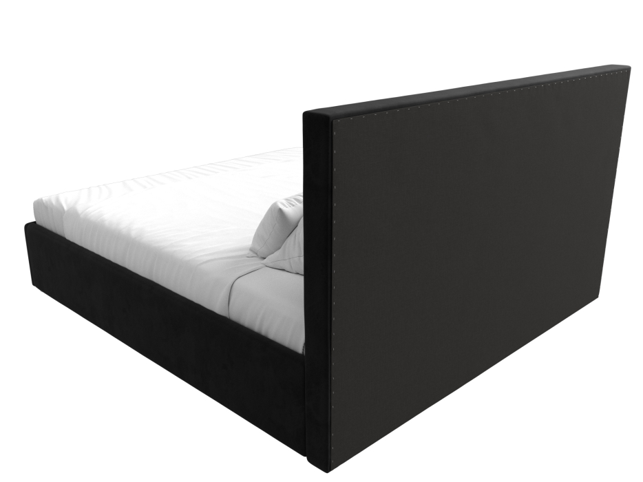 Мягкая кровать, Интерьерная кровать Кариба 200, велюр