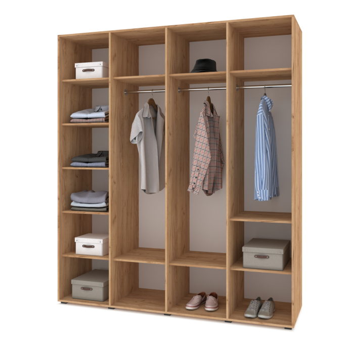 Шкафы распашные, Модульная система Стоун С41 Шкаф