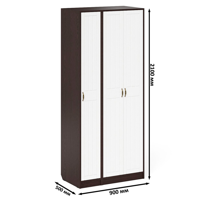 Прихожие, Шкаф-пенал для прихожей П-6-500 фрезеровка прованс