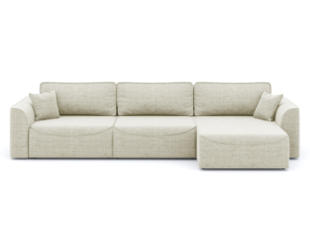 Диван-кровать угловой Рафаэль 3 секции еврокнижка НПБ, рогожка