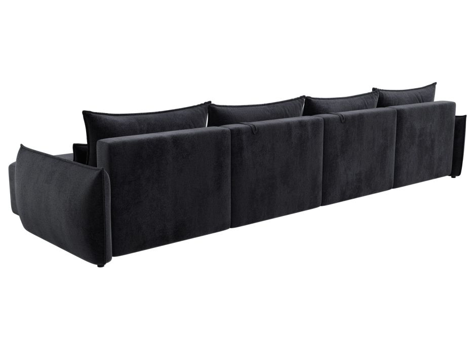 Диваны еврокнижки, Диван П-образный Лига-051 НПБ Лонг, велюр TOWER