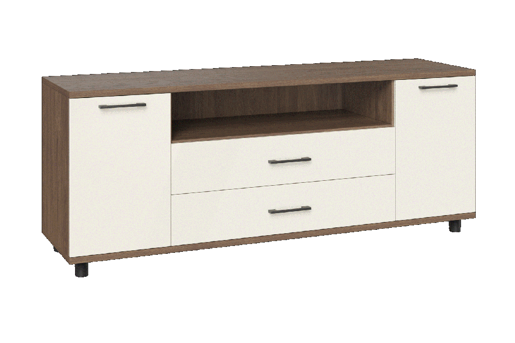 ТВ-тумбы, Модульная система Грейс Тумба ТБ-5021  Гикори Джексон Темный