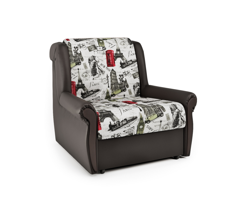 Кресла-кровати, Кресло-кровать Аккорд М, велюр/экокожа