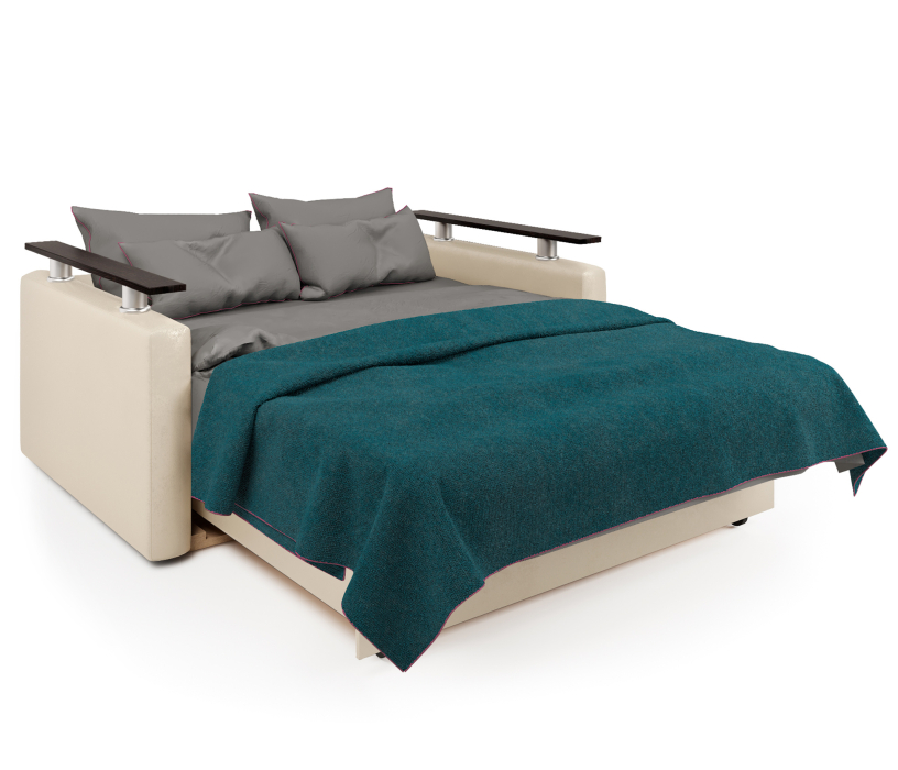 Диваны с ящиком для белья, Диван-кровать Шарм 100, экокожа/шенилл