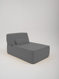 Бескаркасна оттоманка Клайд,велюр