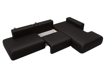 Диван угловой Лига-036 НПБ Модерн Лонг правый угол, экокожа GRIFON 