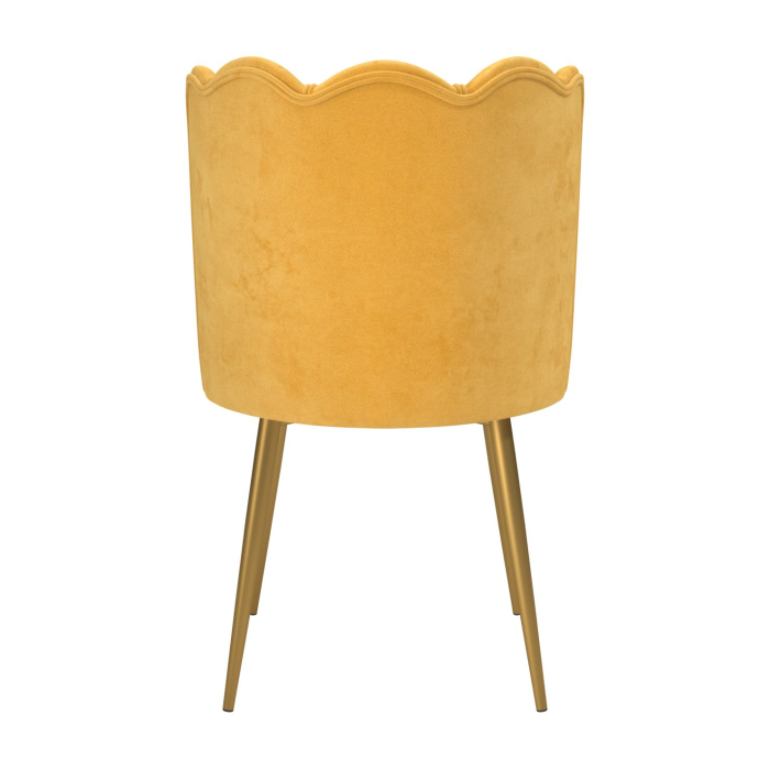 Стулья, Стул Юта (велюр тенерифе/металл золотой)