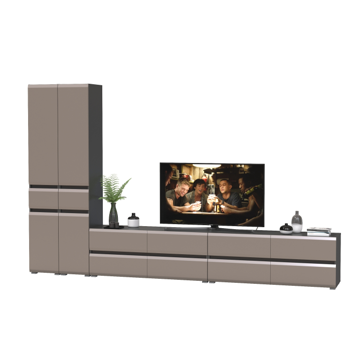 Стенки для гостиной, Мебель для гостиной модульная Сидней № 133