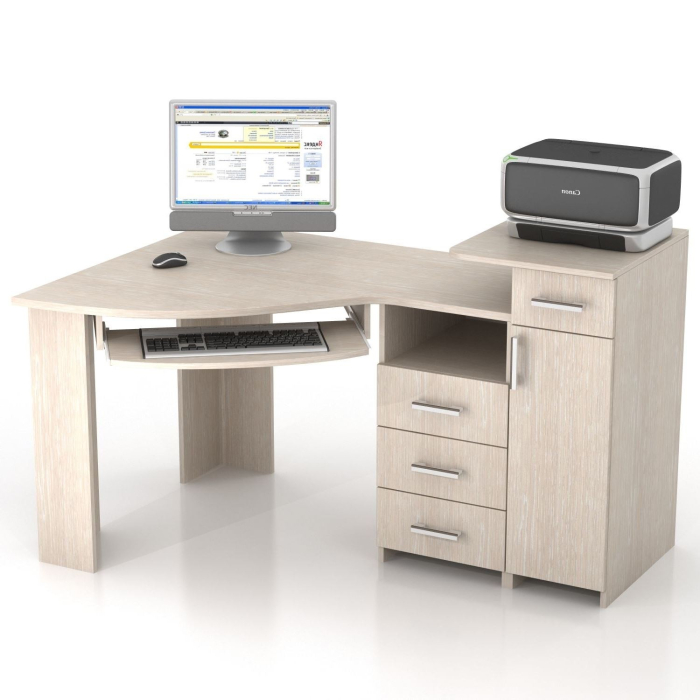 Письменные столы, Угловой Компьютерный Стол Кс-16У Сапсан правый