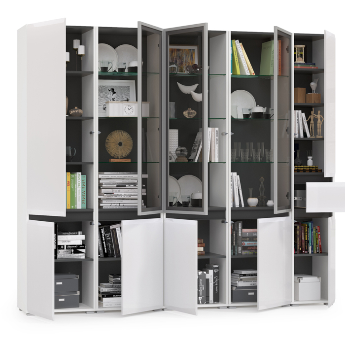 Шкафы распашные, Шкаф Сидней в гостиную № 20