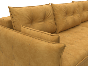 Диван угловой Лига-100 НПБ угол универсальный, велюр BRUT