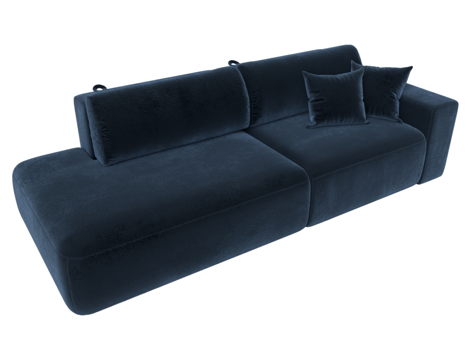 Диваны еврокнижки, Диван прямой Лига-036 НПБ Модерн подлокотник справа, велюр TOWER