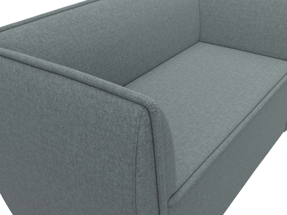 Диваны прямые кухонные, Диван кухонный прямой Бергамо 2-х местный, рогожка Амур