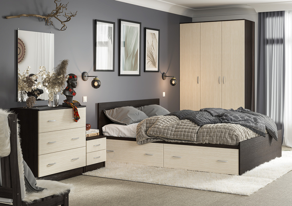 Комоды, Комод с ящиками Ронда КМ-02