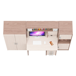 Компьютерный стол с пеналом и шкафом МД-СК-9