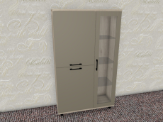 Шкафы распашные, Модульная система Грейс Шкаф ШК-5082  Гикори Джексон Светлый