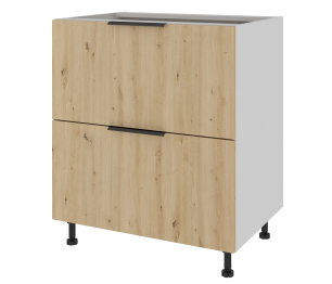 Тумба напольная с 2-мя ящиками 82*80 Калипсо (ТЯ2-80Ц)+(ФТЯ2-80)