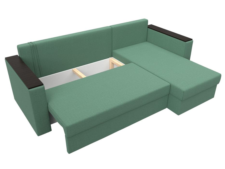 Диваны угловые в гостиную, Диван угловой Атланта бес стола универсальный угол, рогожка Амур