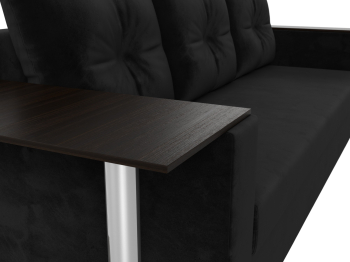 Диван прямой Атланта со столом слева, велюр